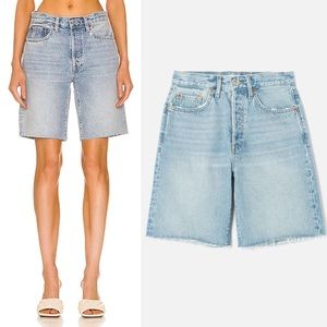Re/Done 90s Comfy Denim Jean Shorts